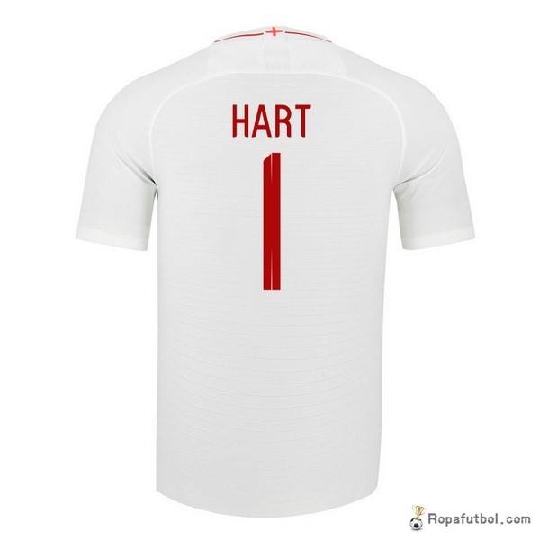 Camiseta Inglaterra Replica Primera Ropa Hart 2018 Blanco